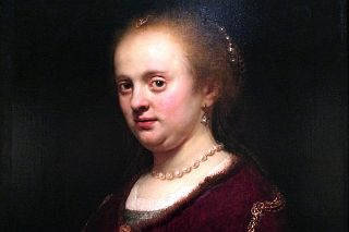 11 Portrait of Young Woman By Rembrandt 1634 National Museum of Fine Arts MNBA  Buenos Aires.jpg